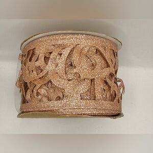 Elegant Glittery Ribbon - Rose Gold